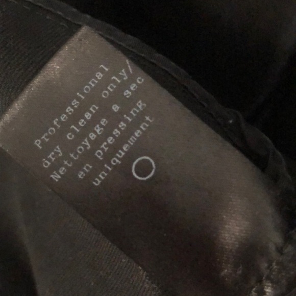 ⭕️ PRICE FIRM Rag & Bone Black Leather Trim Tuxedo Blazer Size 4 - Picture 4 of 6